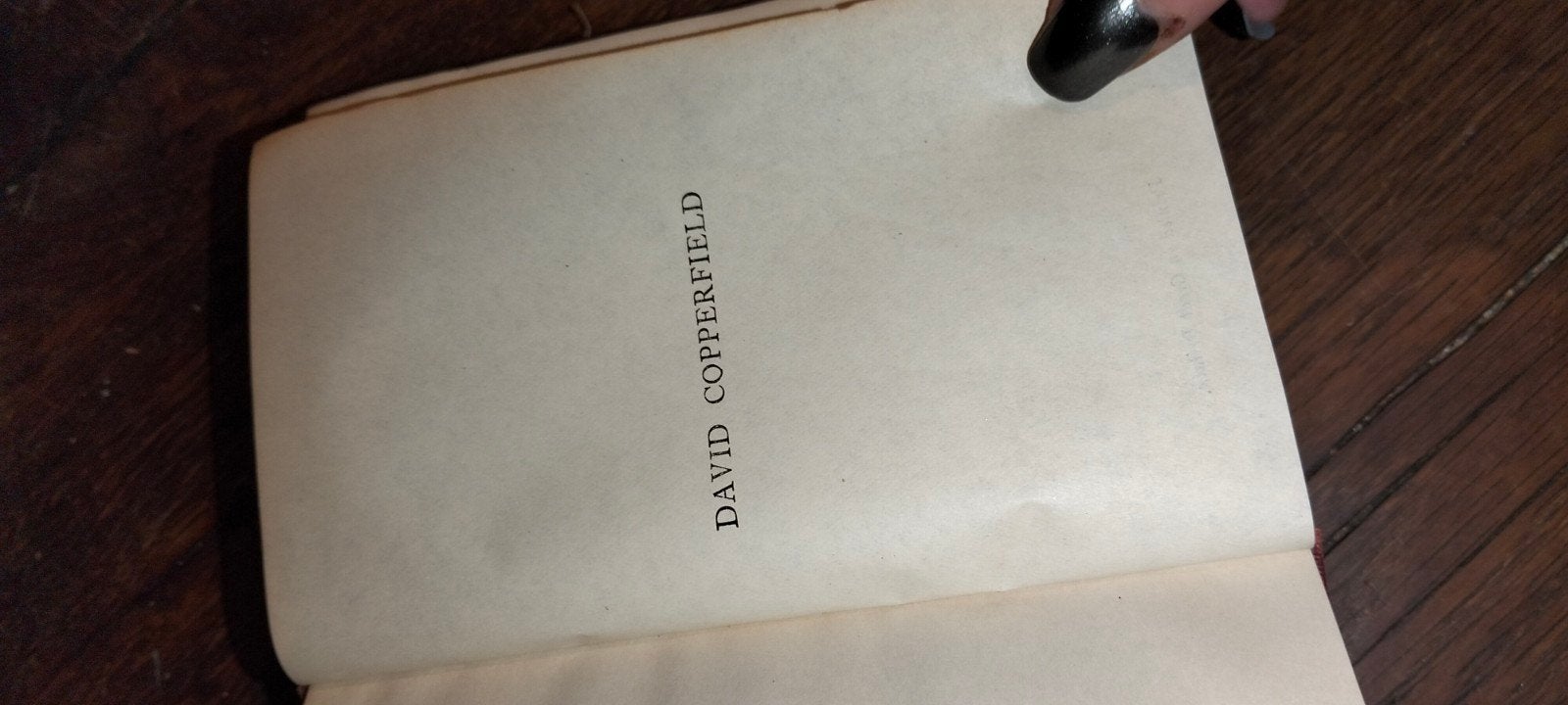 Oud boek over David Copperfield, Ophalen of Verzenden, Gelezen