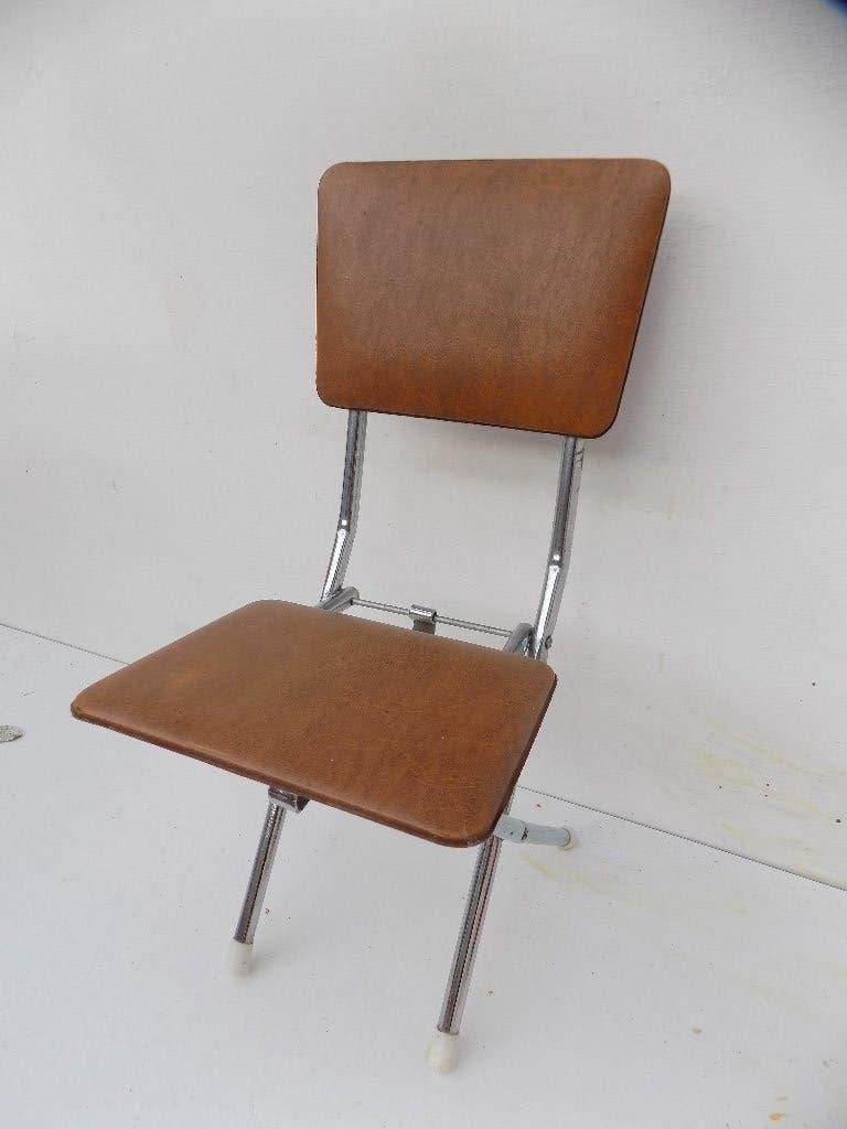 Klapstoeltje poppen skai vintage planten bijzettafel, Ophalen of Verzenden, Gebruikt