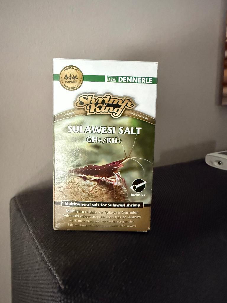 Dennerle Shrimp King Sulawesi Salt 200g, Ophalen of Verzenden, Gebruikt, Overige typen, Overige merken