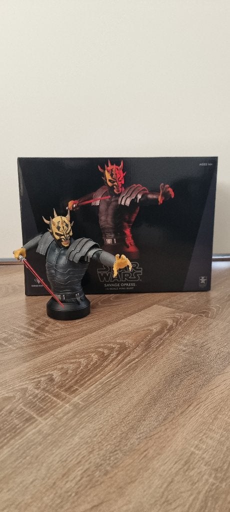 Star Wars Savage Opress Buste Gentle Giant, Verzamelen, Ophalen of Verzenden, Zo goed als nieuw, Beeldje of Buste