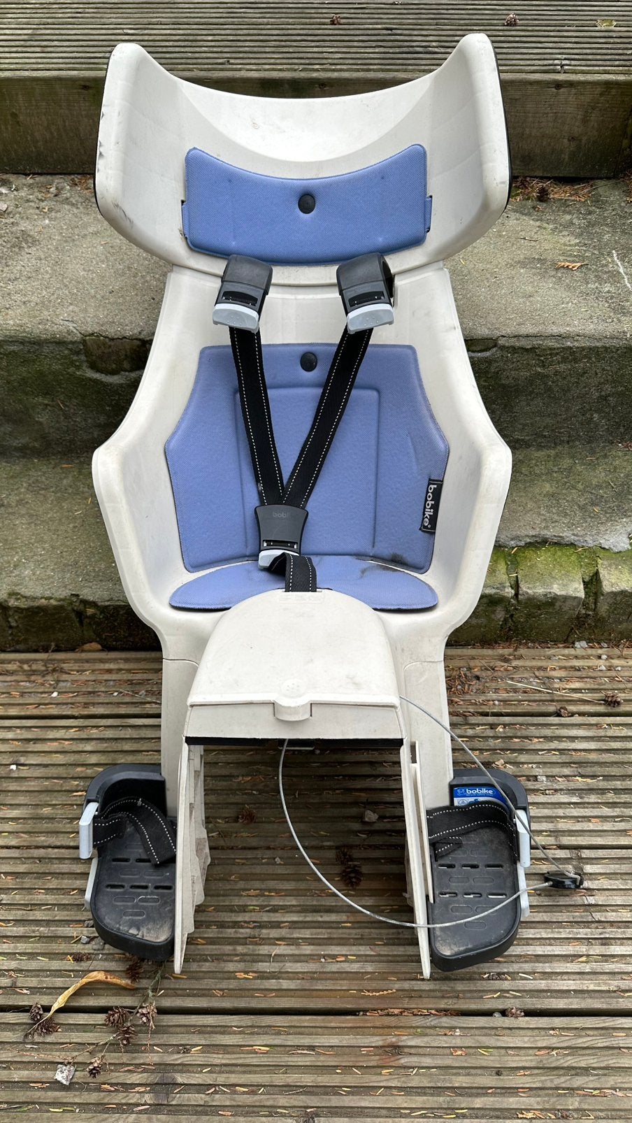 Bobike exclusive tour achterzitje incl beugel en slot, Ophalen, Gebruikt