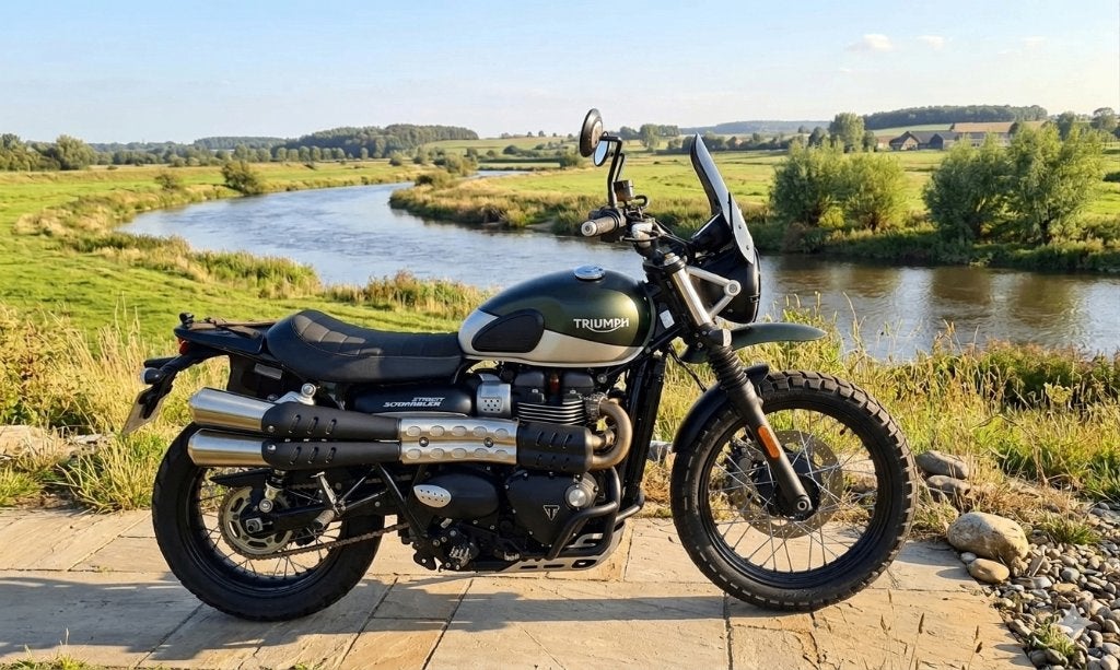 Triumph Street Scrambler 900, Sahara uitvoering, Motoren, Motoren | Triumph, 2 cilinders, Occasion, 900 cc, Particulier