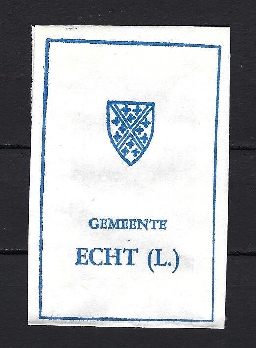 954 Echt GEMEENTE, Ophalen of Verzenden, Nederland