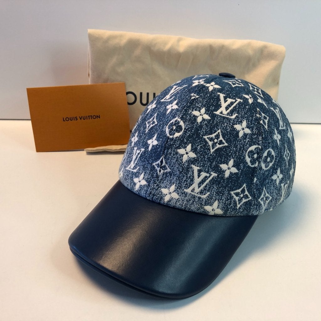 Louis Vuitton Monogram Jacquard Denim Cap + bon!, Louis Vuitton, Zo goed als nieuw, Support@louisvuitton.com, 2 Rue du Pont Neuf
75001 Paris
France