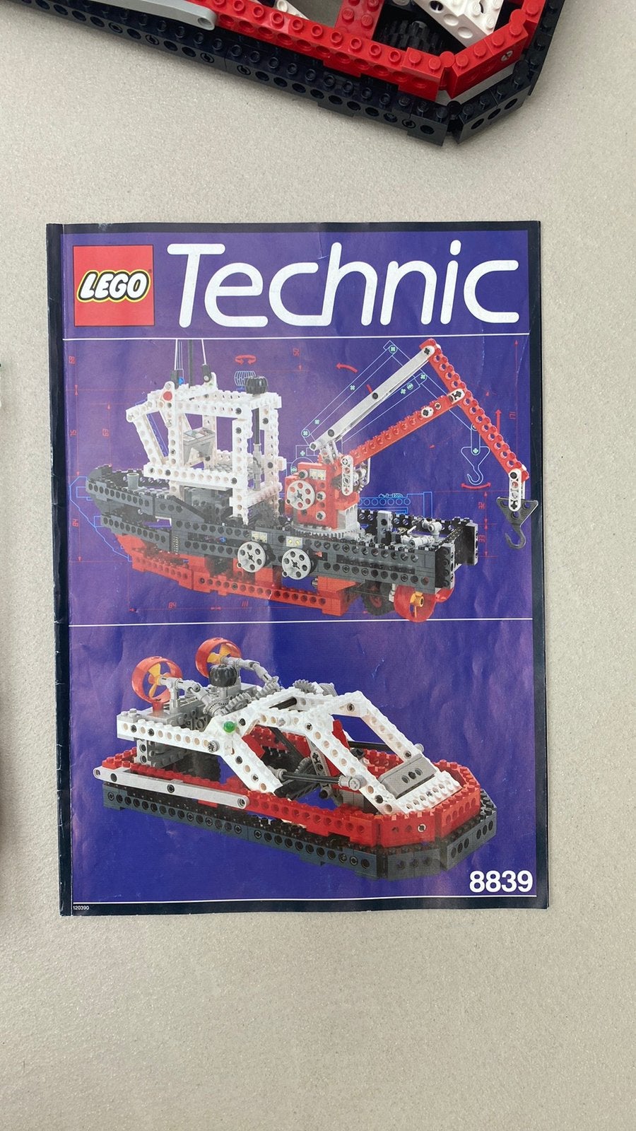 Lego 8839 Technic Hoovercraft Boot, Ophalen of Verzenden, Zo goed als nieuw