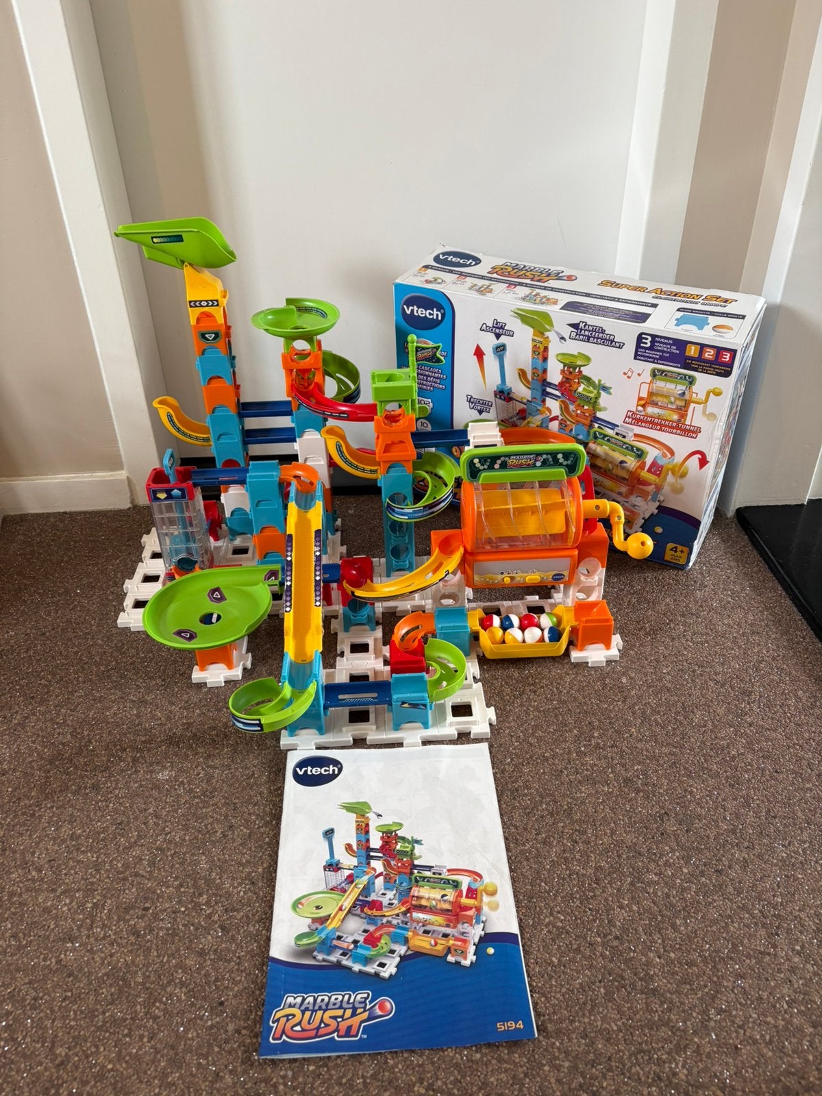 VTech Marble Rush Super Action Set, Ophalen of Verzenden, Zo goed als nieuw