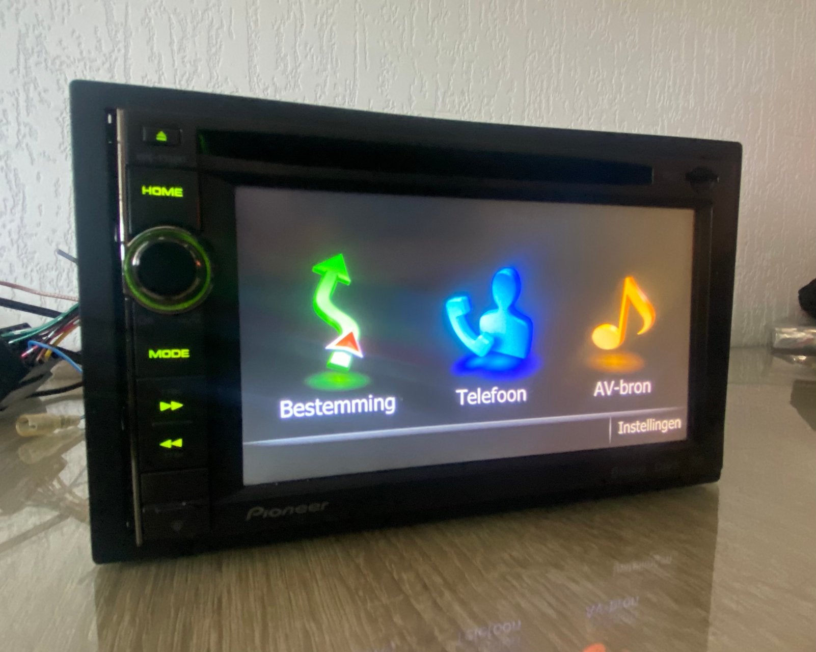 Pioneer F930BT radio Bluetooth touchscreen, Auto diversen, Autoradio's, Ophalen of Verzenden, Gebruikt