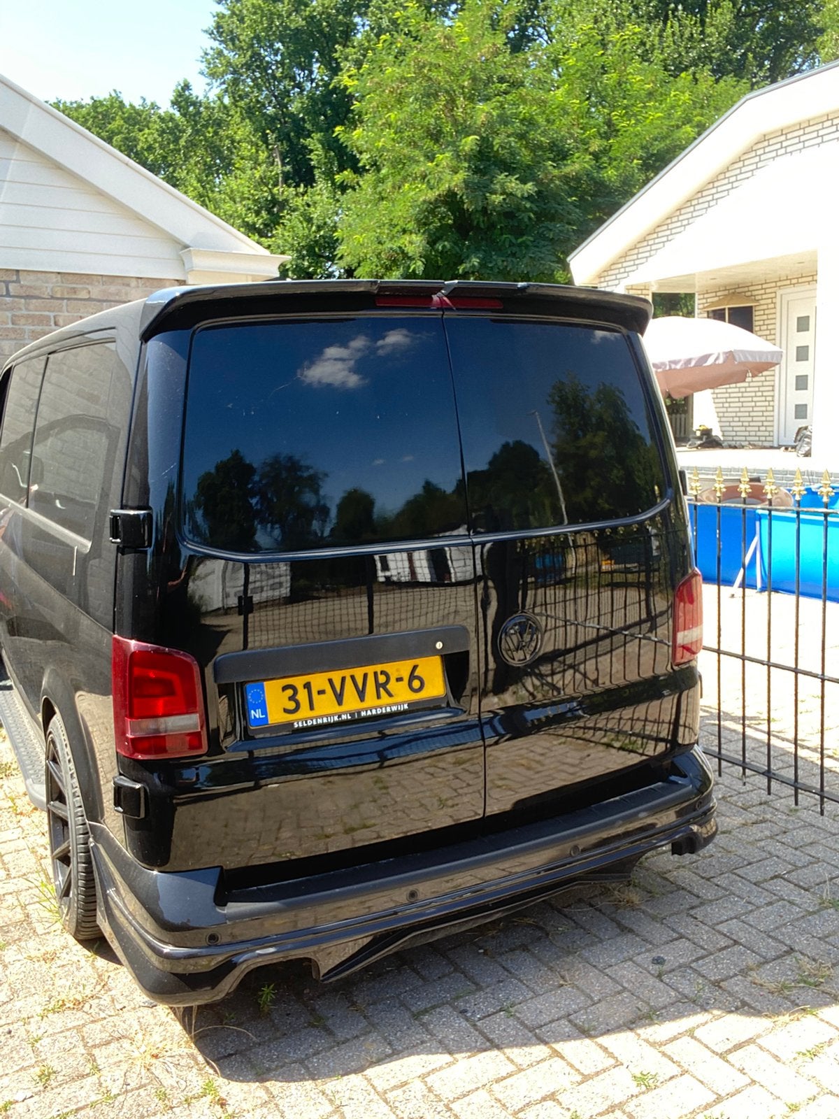 Volkswagen Transporter Bestel 2.5 D 96KW AUT 2008 Zwart, Auto's, Zwart, Volkswagen, Zwart, Origineel Nederlands