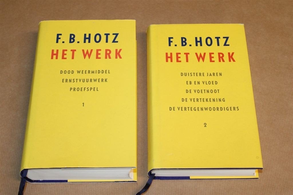 Het werk - F.B. Hotz - Verzameld werk, Boeken, Ophalen of Verzenden, Zo goed als nieuw