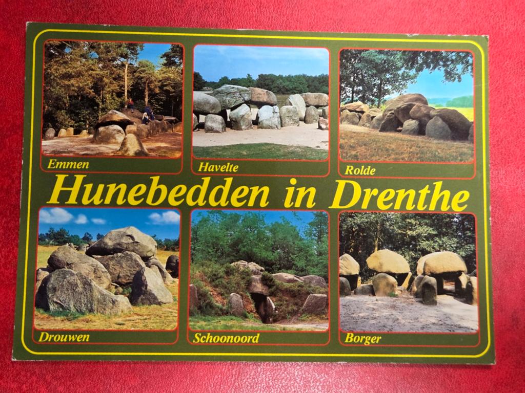 Drenthe 6 Hunnebedden, Ophalen of Verzenden, Voor 1920, Drenthe