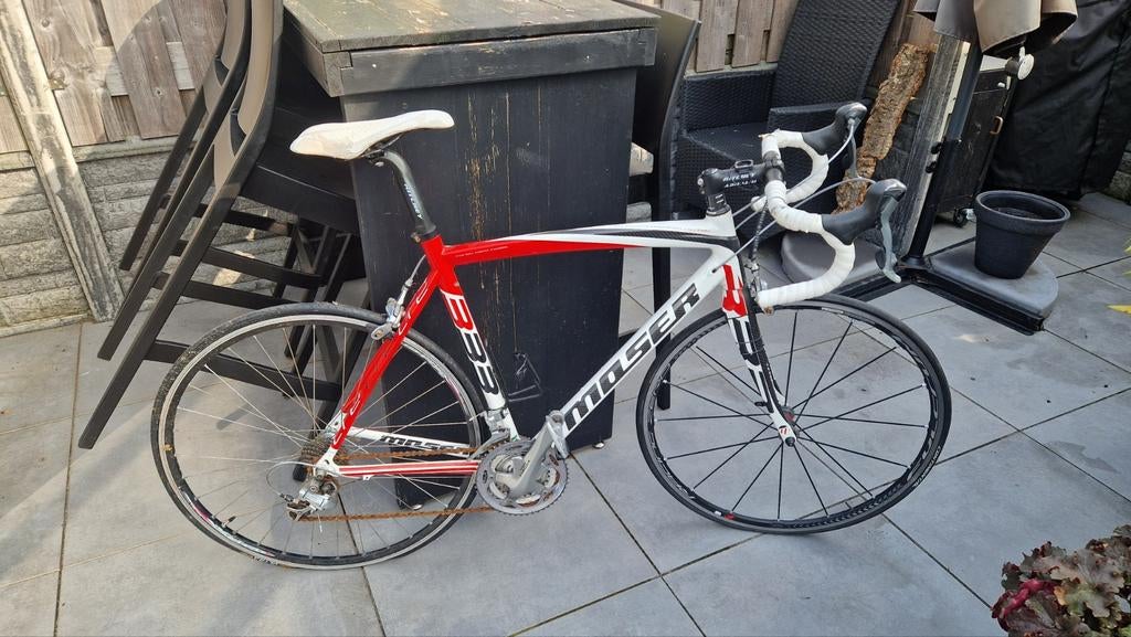 Race fiets Moser 333, Fietsen en Brommers, Ophalen, Gebruikt, Meer dan 20 versnellingen, Overige merken