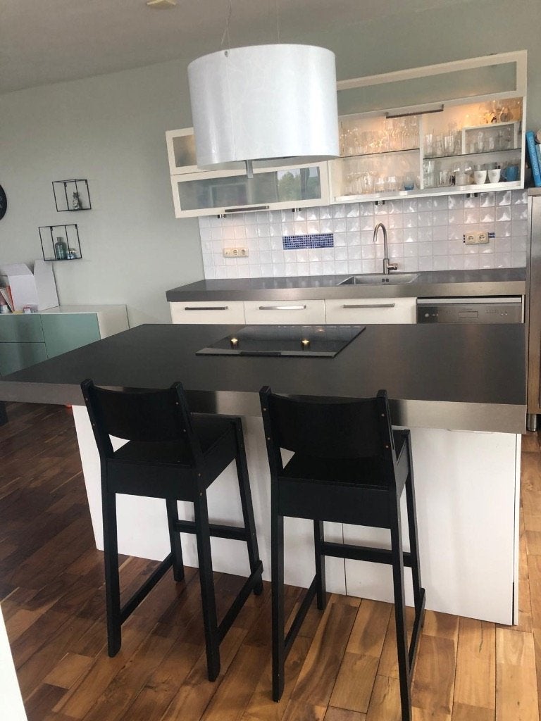 Keuken met kookeiland, Huis en Inrichting, Ophalen, Gebruikt, Wit, Overige typen