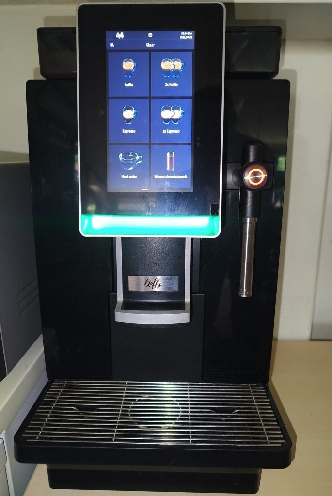 Professionele Koffiemachine Qoffy Valencia X80 Koffiebonen, 10 kopjes of meer, Koffiemachine, Koffiebonen, Zo goed als nieuw