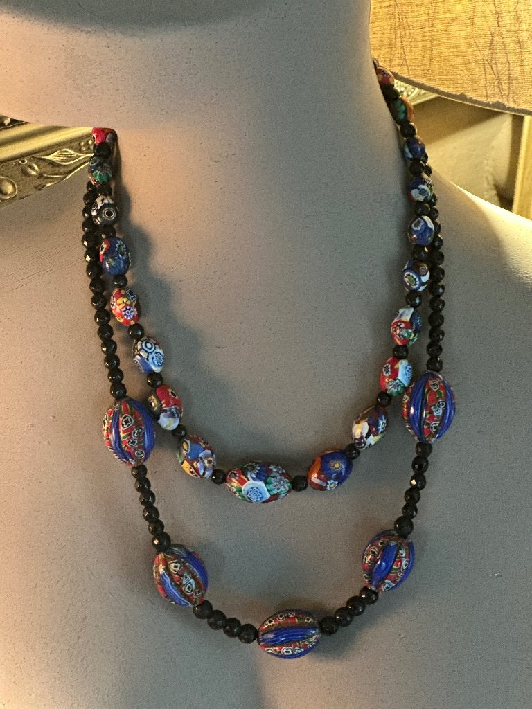 Murano Millefiori Halsketting, Ophalen of Verzenden, Overige materialen, Ketting