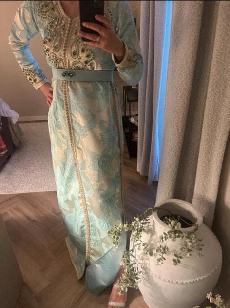 Kaftan te koop, Ophalen of Verzenden, Zo goed als nieuw, Maat 38/40 (M), Onder de knie