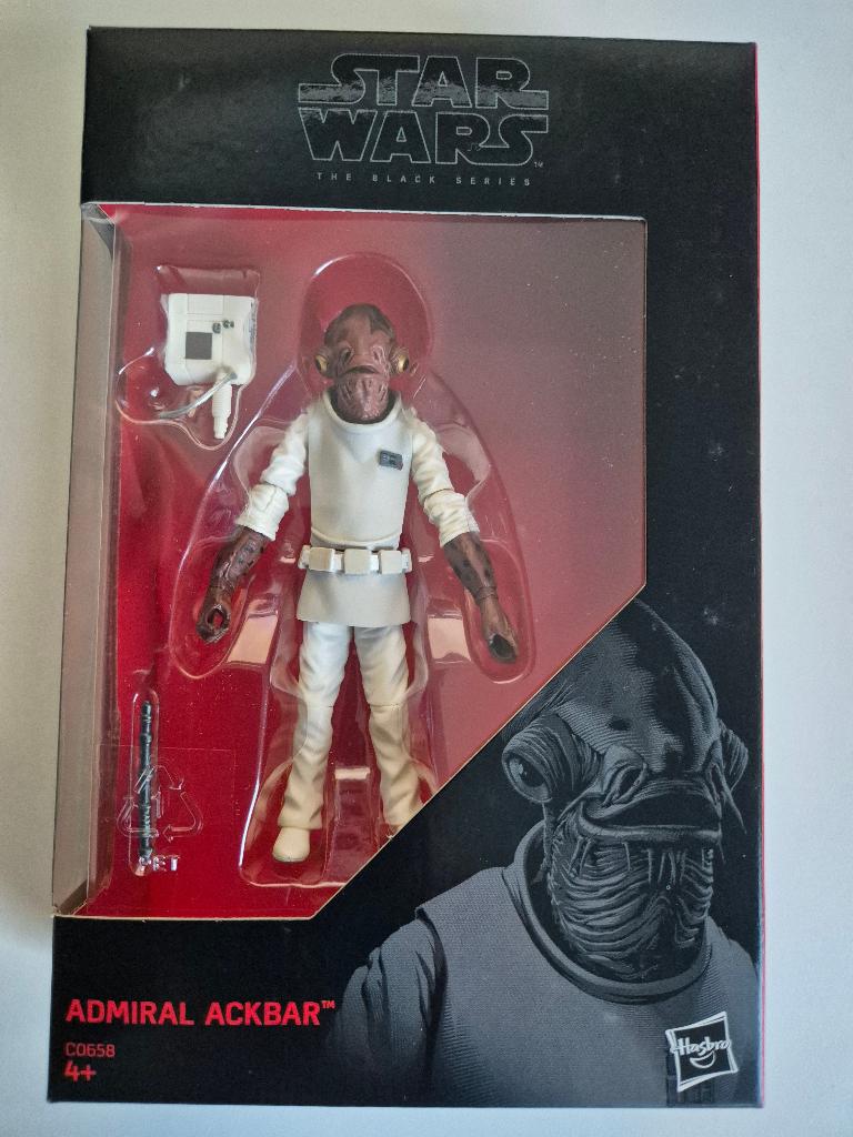 Star Wars BS Red 3.75" Admiral Ackbar, Ophalen of Verzenden, Nieuw, Actiefiguurtje