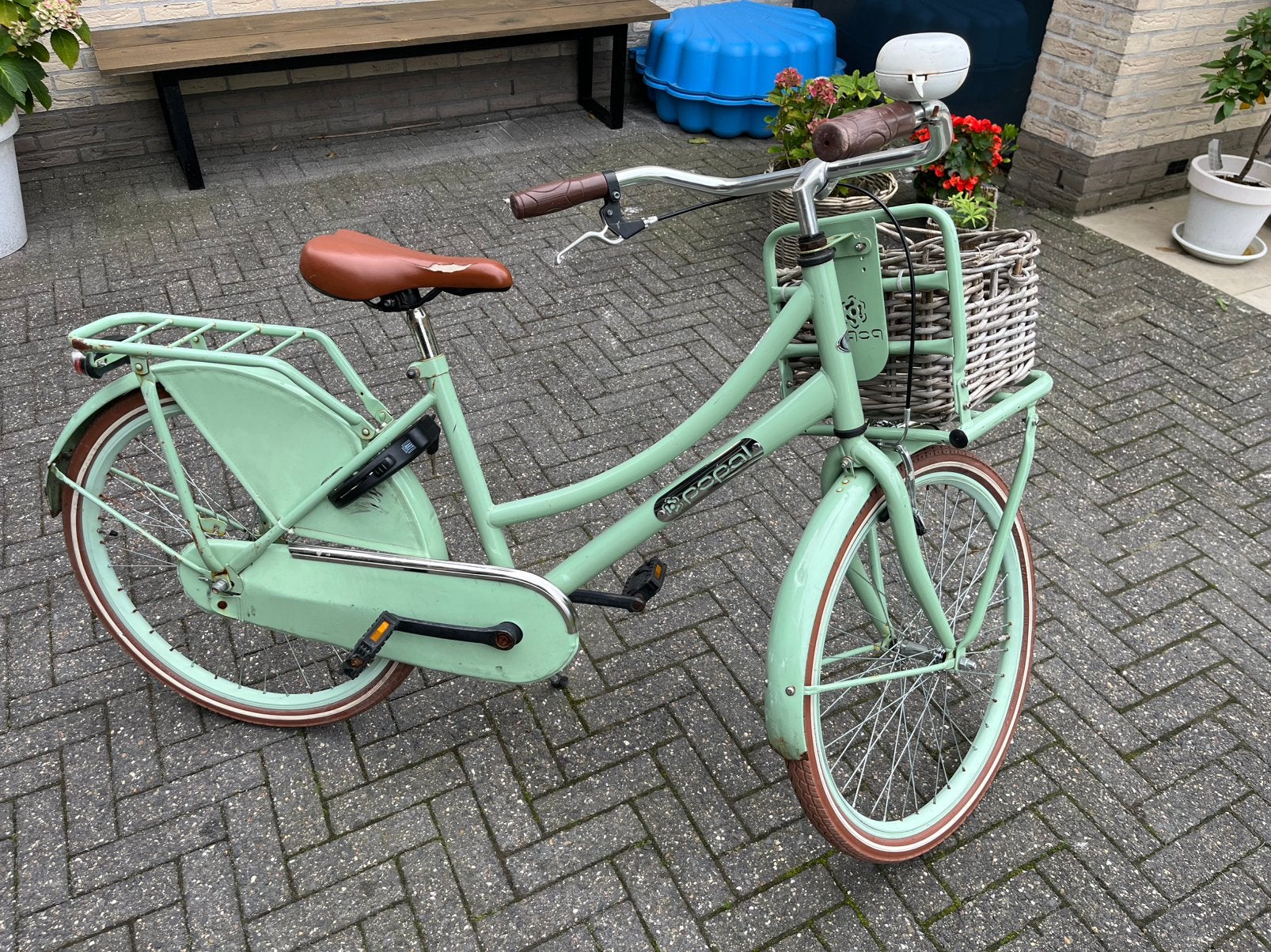 Popal meisjes fiets 24”, Fietsen en Brommers, Ophalen, Zo goed als nieuw, 24 inch