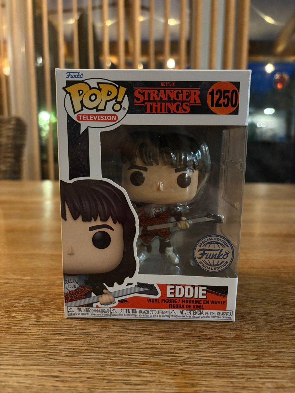 Eddie munson funko pop, Ophalen of Verzenden, Zo goed als nieuw