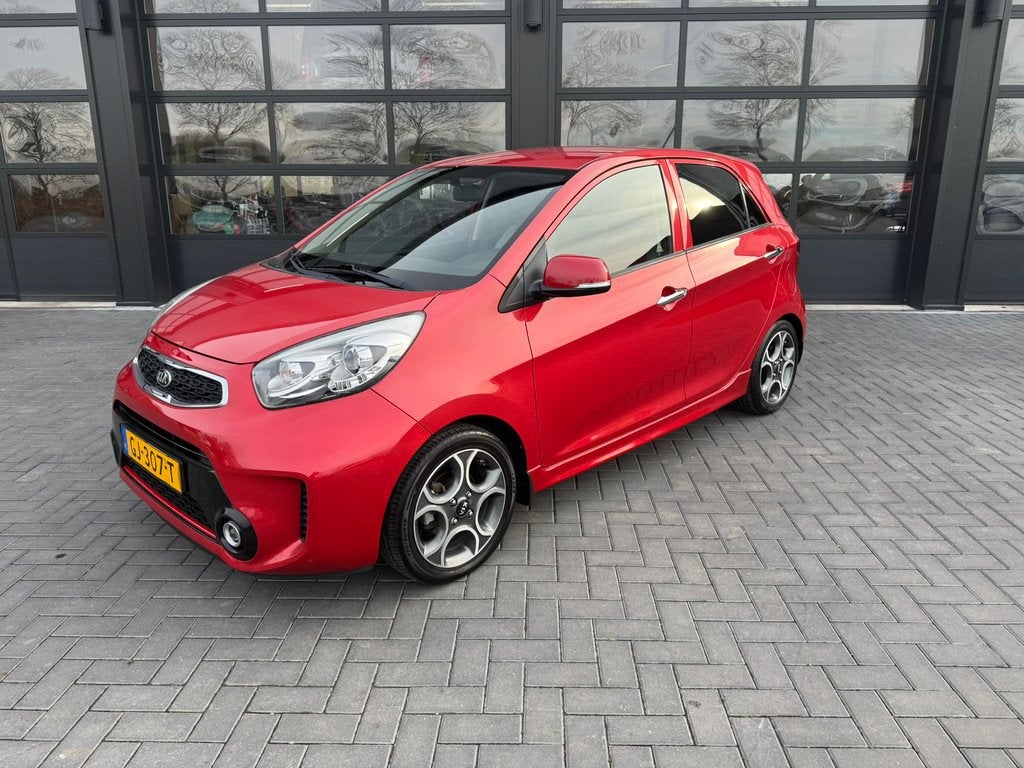 Kia Picanto 1.2 CVVT SportsLine (bj 2015), Auto's, Gebruikt, Stuurwielverwarming, 4 cilinders, 840 kg