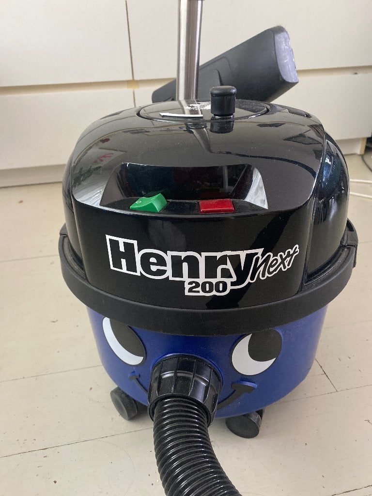 Henry stofzuiger numatic blauw, Numatic, Geschikt voor harde vloeren, Overige typen, Zo goed als nieuw