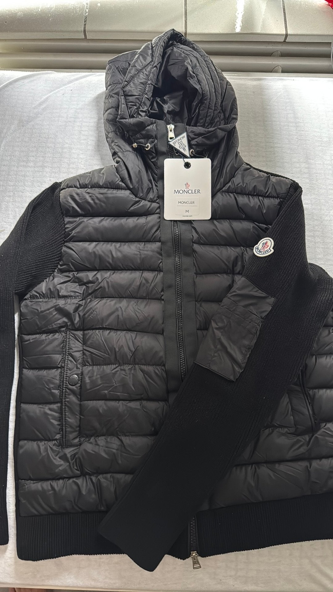 Moncler Cardigan jas, Ophalen of Verzenden, Zo goed als nieuw, Zwart