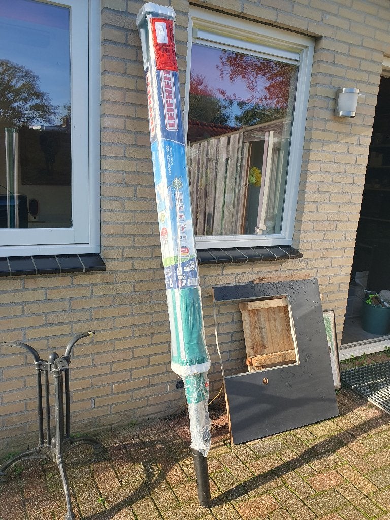 Nieuw Leifheit Linomatic 500 de luxe. incl cover en voet., Ophalen, Nieuw, Droogmolen