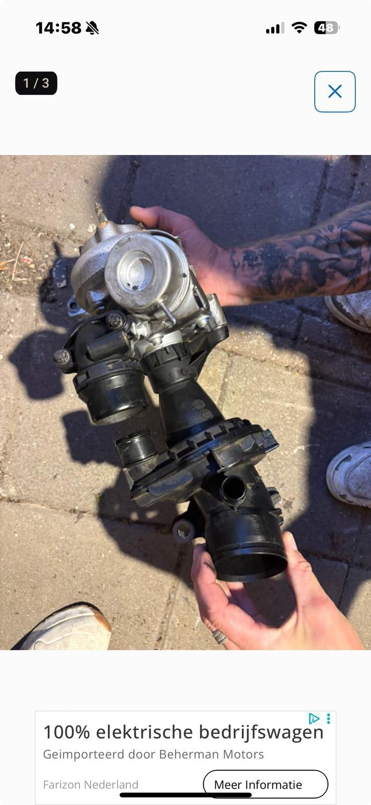 Gereviseerde turbo opel vivaro, Ophalen of Verzenden, Nieuw, Fiat