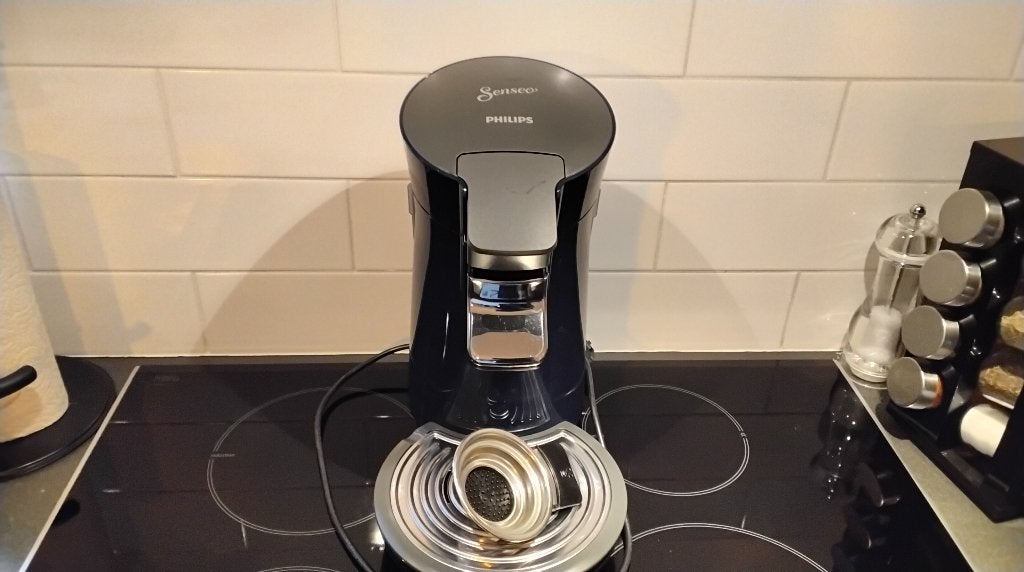 Philips Senseo Viva Cafe type 7821, Afneembaar waterreservoir, Gebruikt, Overige typen, Koffiemachine