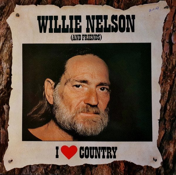 lp,Willie Nelson And Friends – I Love Country, Cd's en Dvd's, Vinyl | Country en Western, Ophalen of Verzenden, Gebruikt, 12 inch