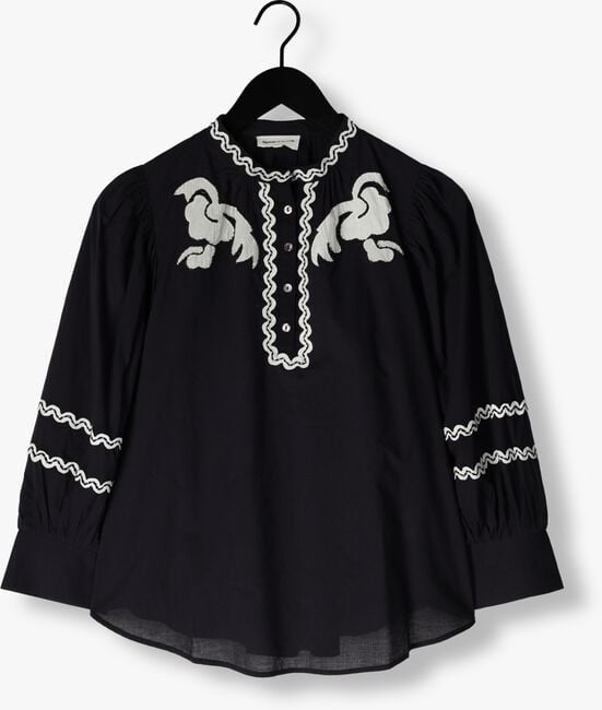 Nieuw* Designer Antik Batik blouse met borduursel - Maat M, Kleding | Dames, Ophalen of Verzenden, Nieuw, Maat 38/40 (M), Zwart