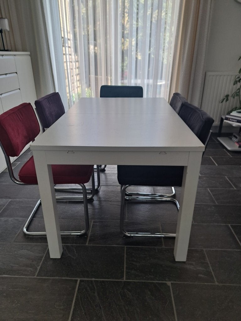 Eettafel model Bjursta Ikea, Huis en Inrichting, Tafels | Eettafels, Ophalen, Gebruikt, 50 tot 100 cm, Vijf personen of meer