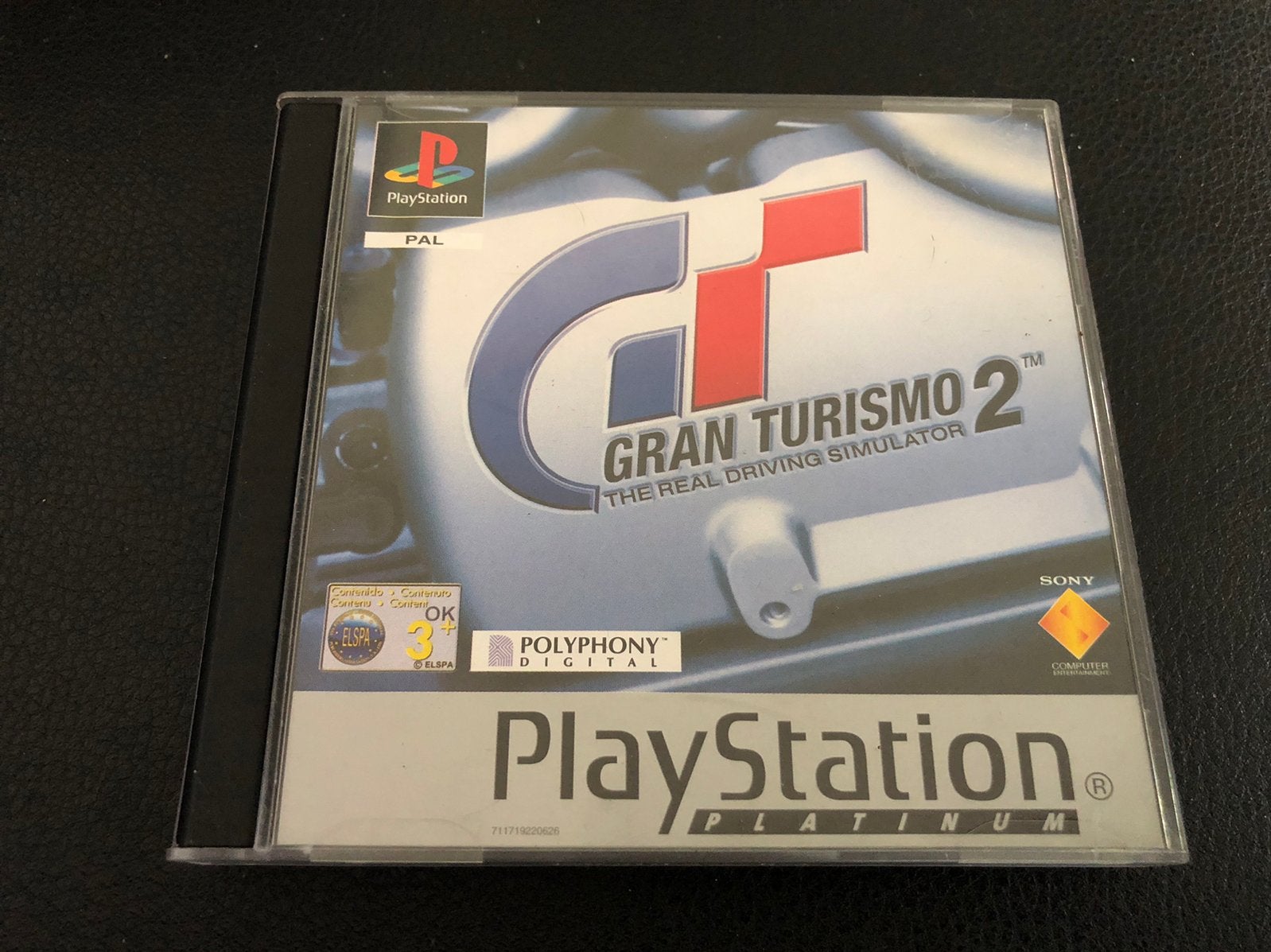 PS1, Gran Turismo 2 Platinum, #2, Spelcomputers en Games, Racen en Vliegen, 2 spelers, Ophalen of Verzenden, Zo goed als nieuw