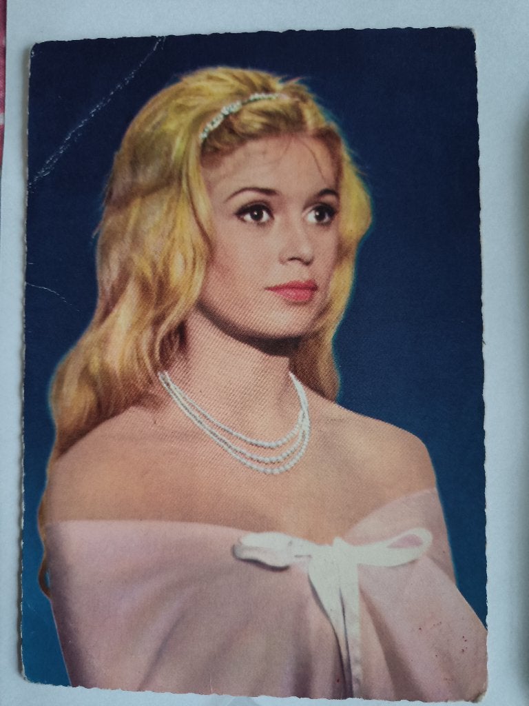 ansichtkaart BRIGITTE BARDOT B.B. BB VINTAGE 17, Verzenden, 1940 tot 1960, Ongelopen, Sterren en Beroemdheden