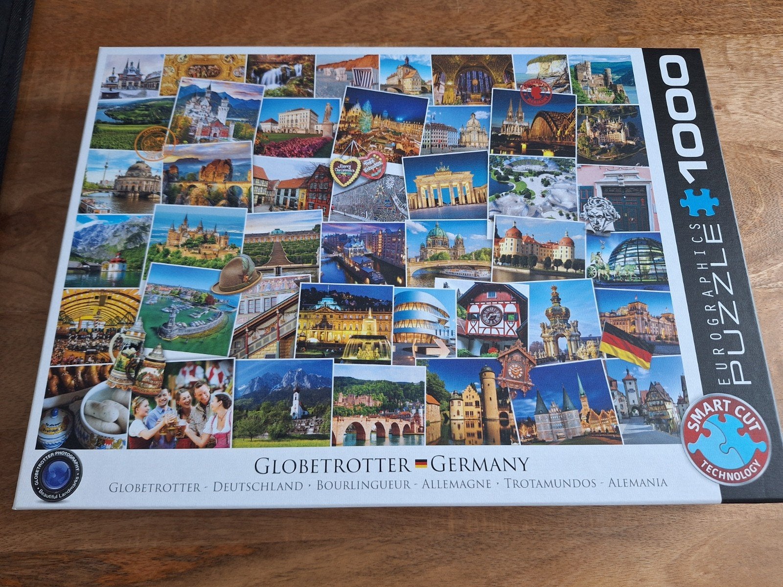 Eurographic puzzel 1000stukjes zgan, Ophalen, 500 t/m 1500 stukjes, Zo goed als nieuw