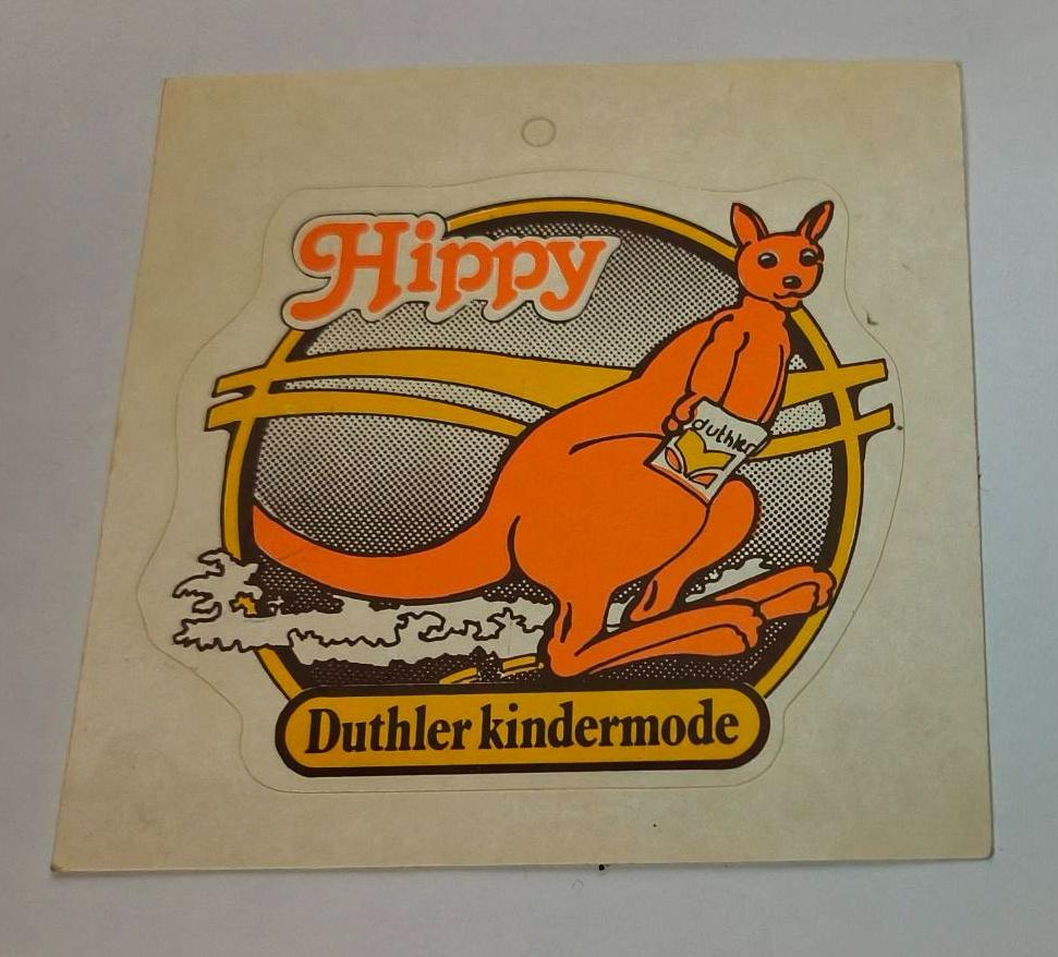 Sticker Hippy Duthler kindermode, Ophalen of Verzenden, Zo goed als nieuw, Merk