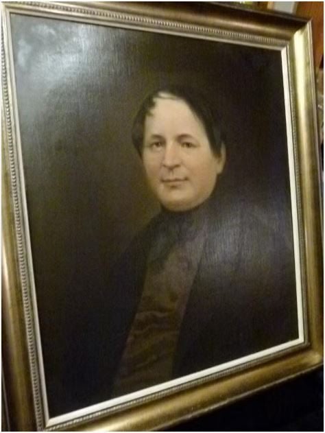 antiek Biedermeier portret Heer, Antiek en Kunst, Ophalen, Doek, Portret of Personen, Origineel werk