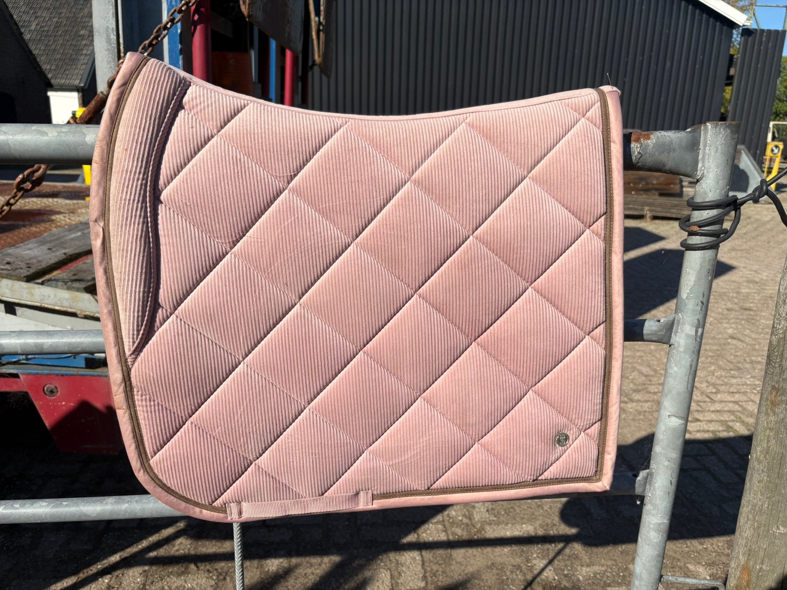 Dressage Saddle Pad, Blush – Corduroy ps of sweden, Ophalen of Verzenden, Gebruikt, Roze, PS of Sweden