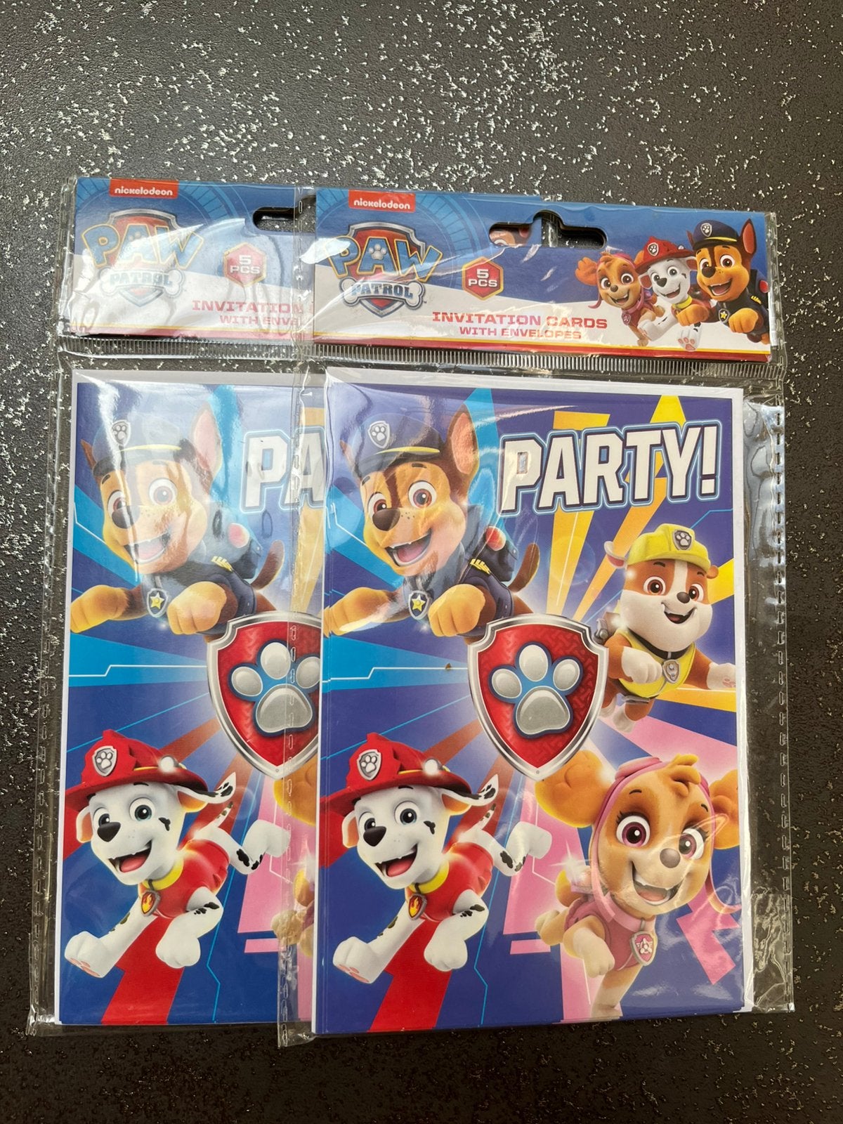 Paw Patrol uitnodigingen 10 stuks, Ophalen of Verzenden, Nieuw, Overige typen, Verjaardag