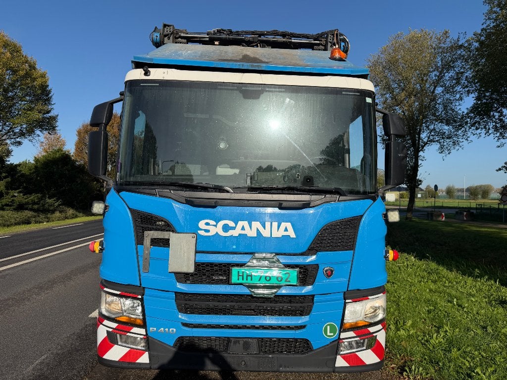 SCANIA  P 410 8X2 *4/6  BJ 2021- 190. DKM !!!, Auto's, Automaat, Euro 6, Scania, Blauw
