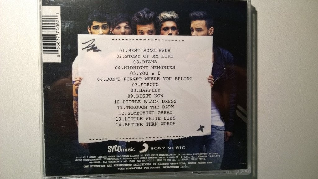 One Direction - Midnight Memories, Ophalen of Verzenden, Zo goed als nieuw