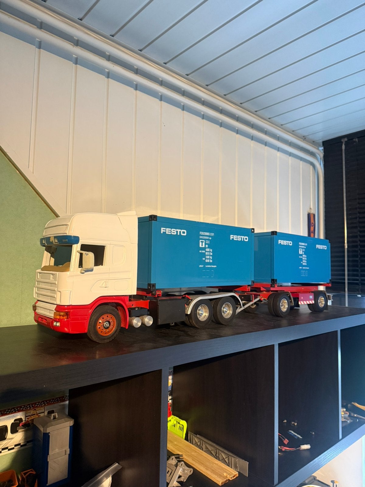 Robbe/wedico scania container truck, Ophalen, Zo goed als nieuw