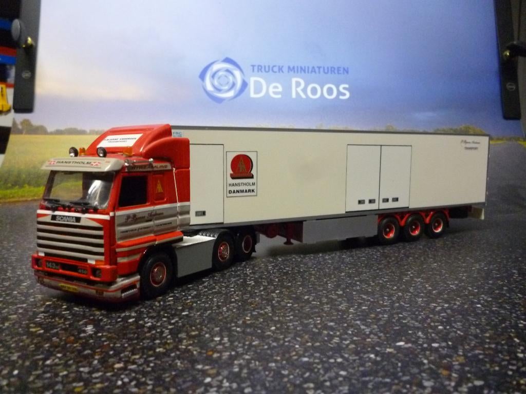 Tekno Scania 143 Bjarne P. Andersen, Ophalen of Verzenden, Zo goed als nieuw, Bus of Vrachtwagen, Tekno