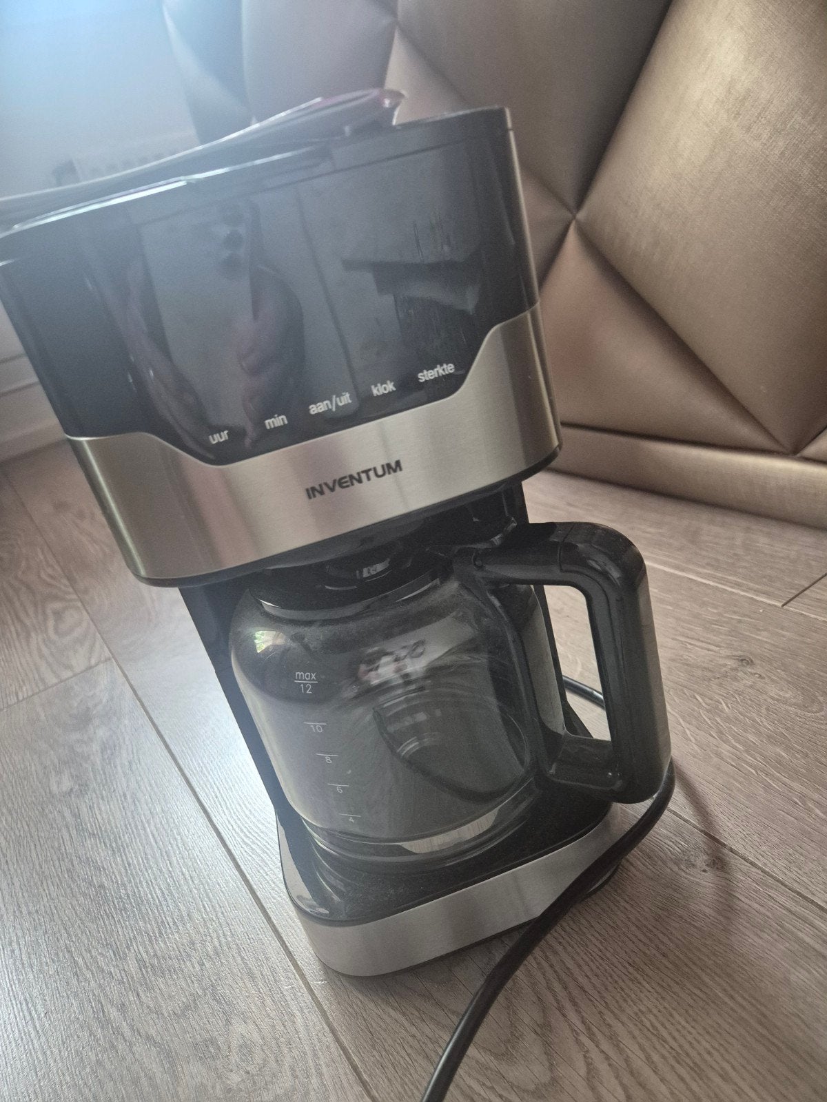 Inventum koffie apparaat 2 maal gebruikt, Witgoed en Apparatuur, Koffiezetapparaten, Ophalen of Verzenden, Koffiemachine