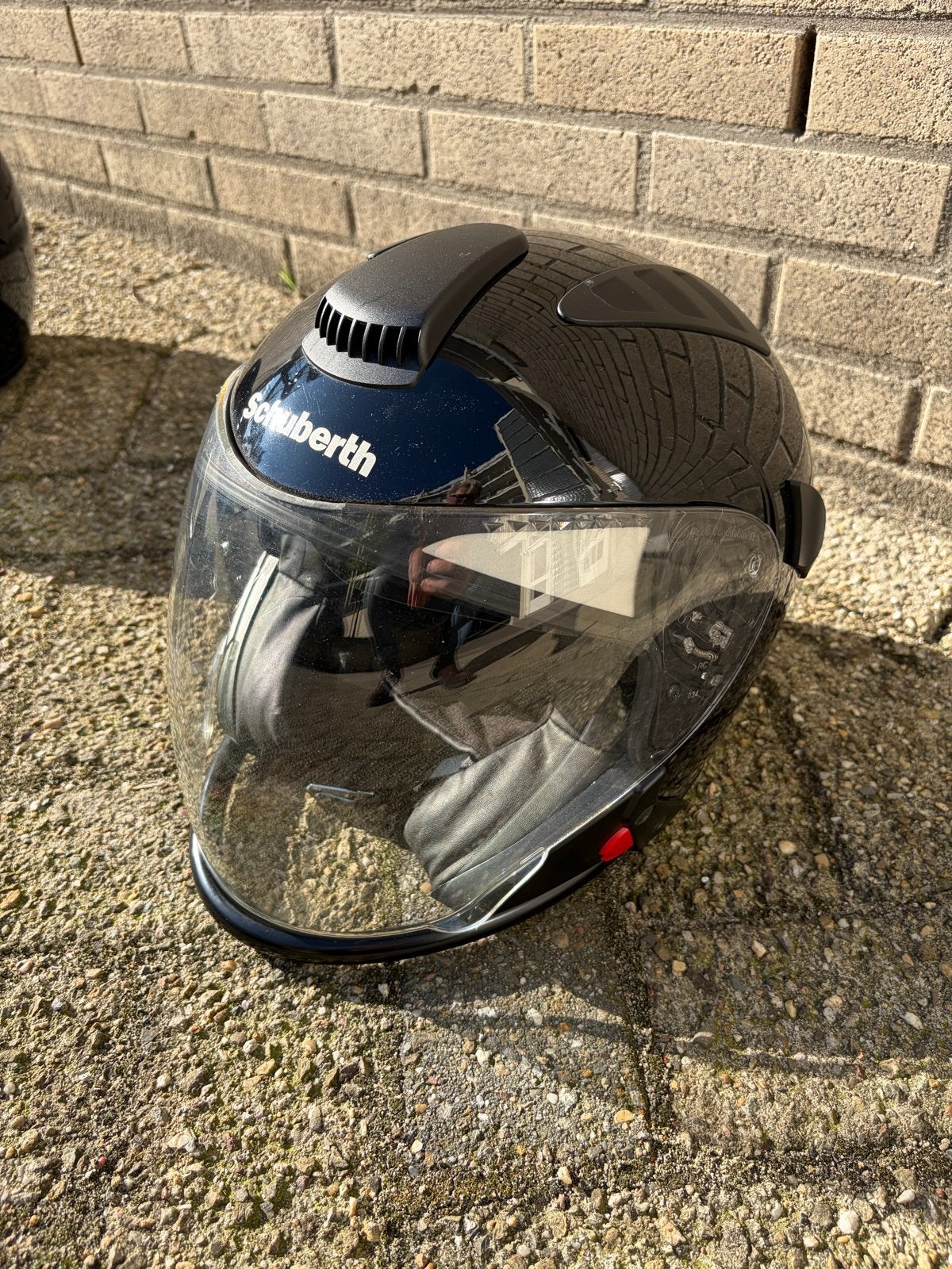 Schuberth Jethelm - Maat 56/57 - Zwart, Overige merken, M, Heren, Jethelm