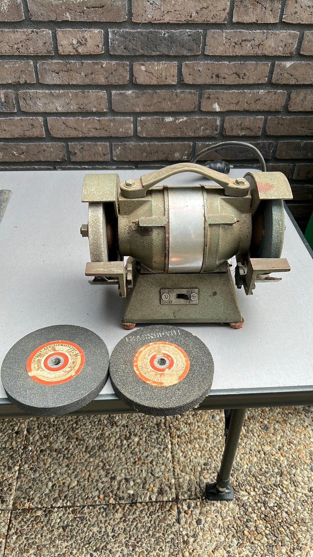Slijpmachine creusen roermond, Ophalen, Gebruikt, Minder dan 700 watt, Werkbankslijpmachine