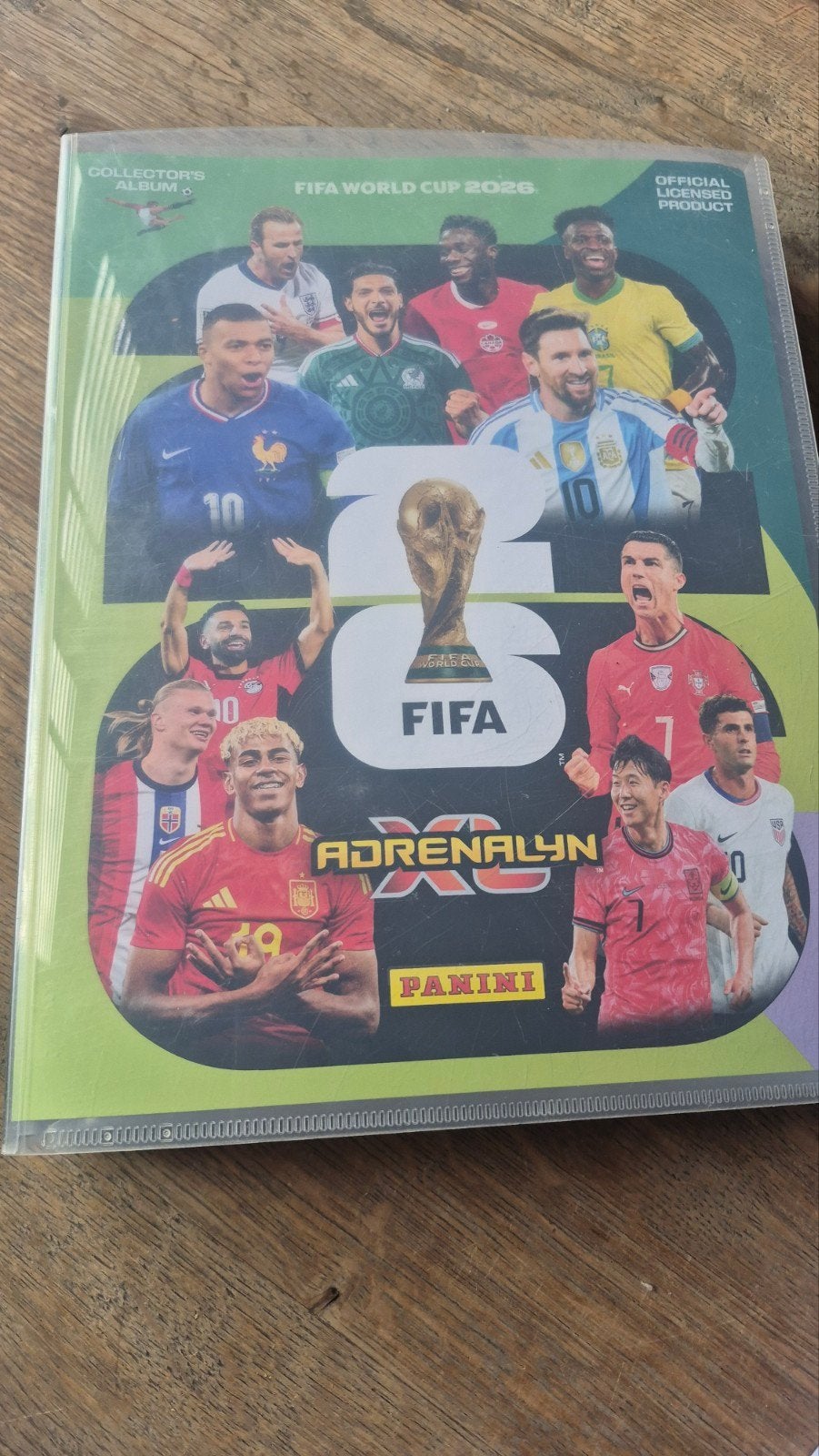 Panini Adrenalyn wk 2026, Ophalen, Plaatje