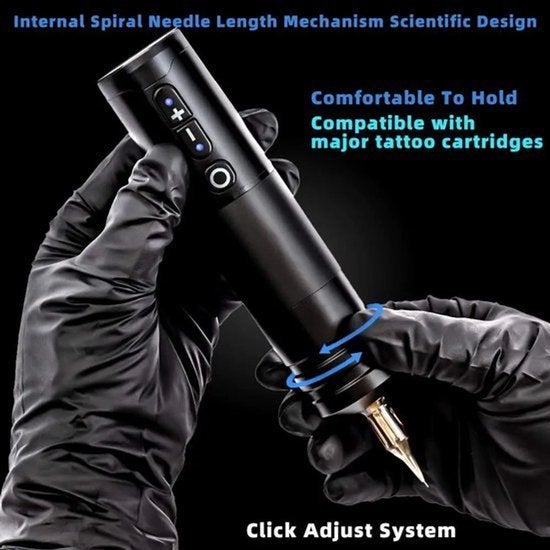 Ninja - Tattoo Machine - Tattoo Pen - Tattoo Set - Complete, Corvance B.V., Verzenden, Nieuw, Corvancebol@gmail.com