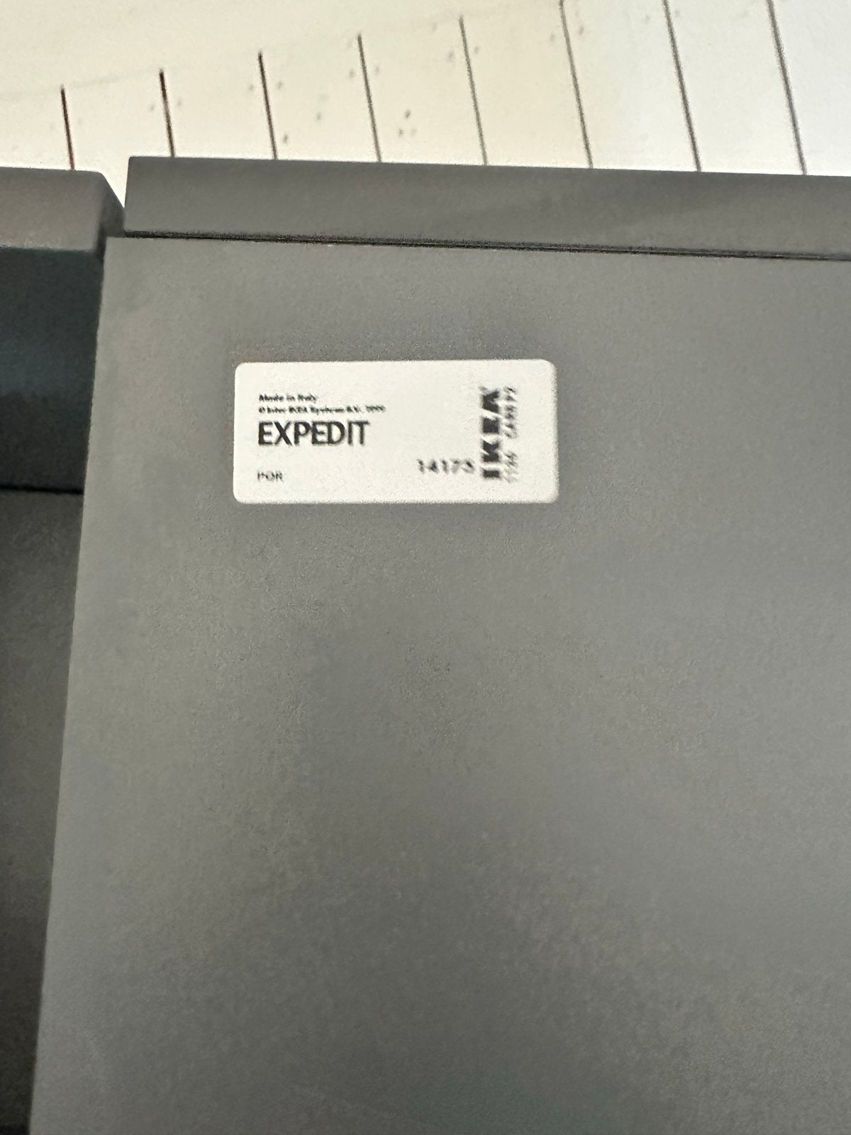 IKEA Expedit kastinzet 4 stuks - anthraciet Hoogglans, Ophalen, Zo goed als nieuw