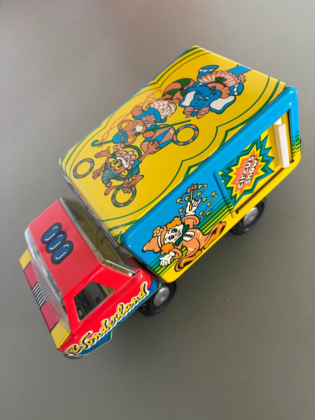 Vintage Wonderland Circus Vrachtwagen Blikken Speelgoed, Ophalen of Verzenden, Gebruikt, Jongen of Meisje