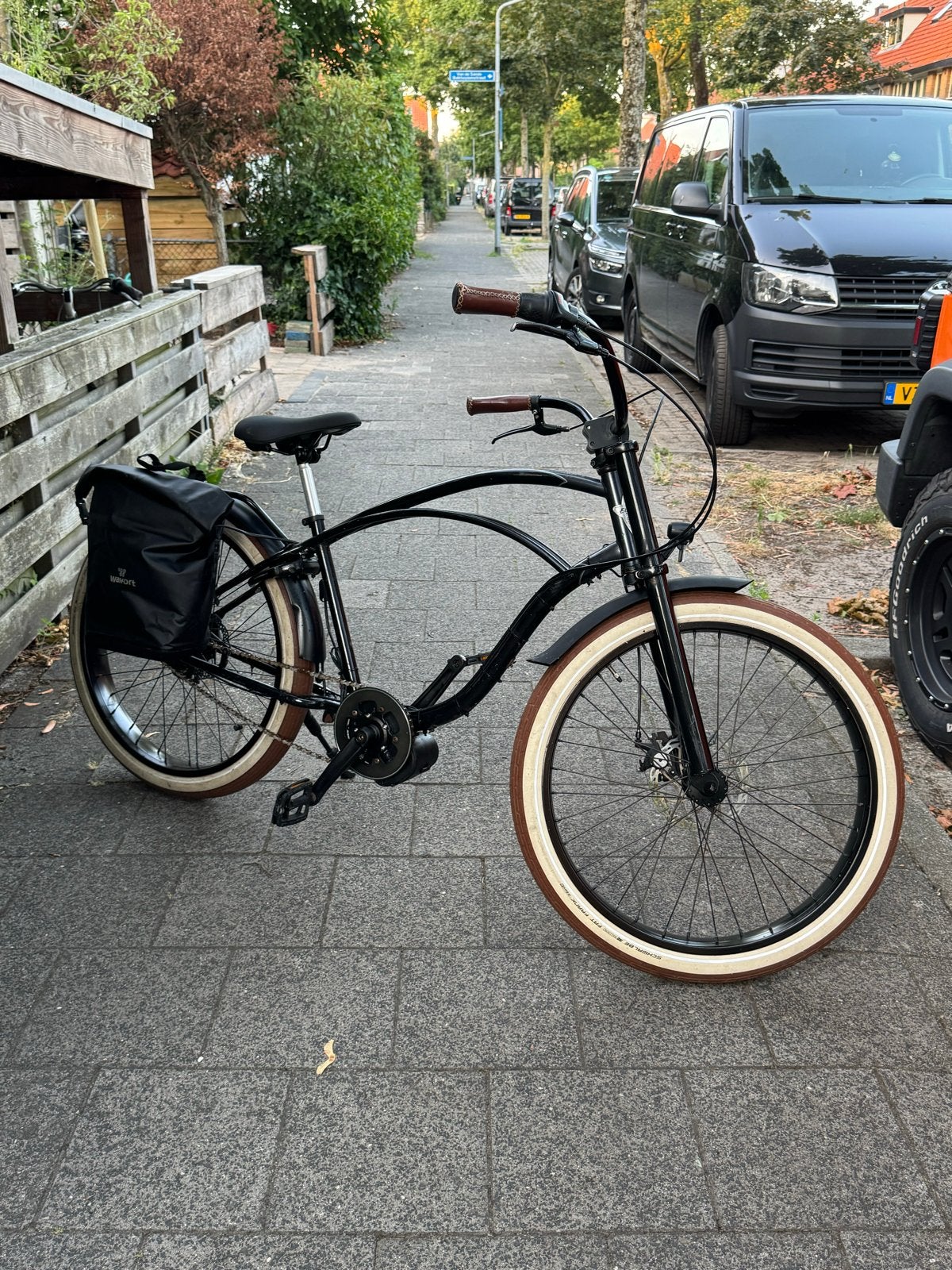 Elektrische Beach Cruiser met Shimano Nexus 7 Speed, Overige merken, Ophalen of Verzenden, Zo goed als nieuw, 50 km per accu of meer